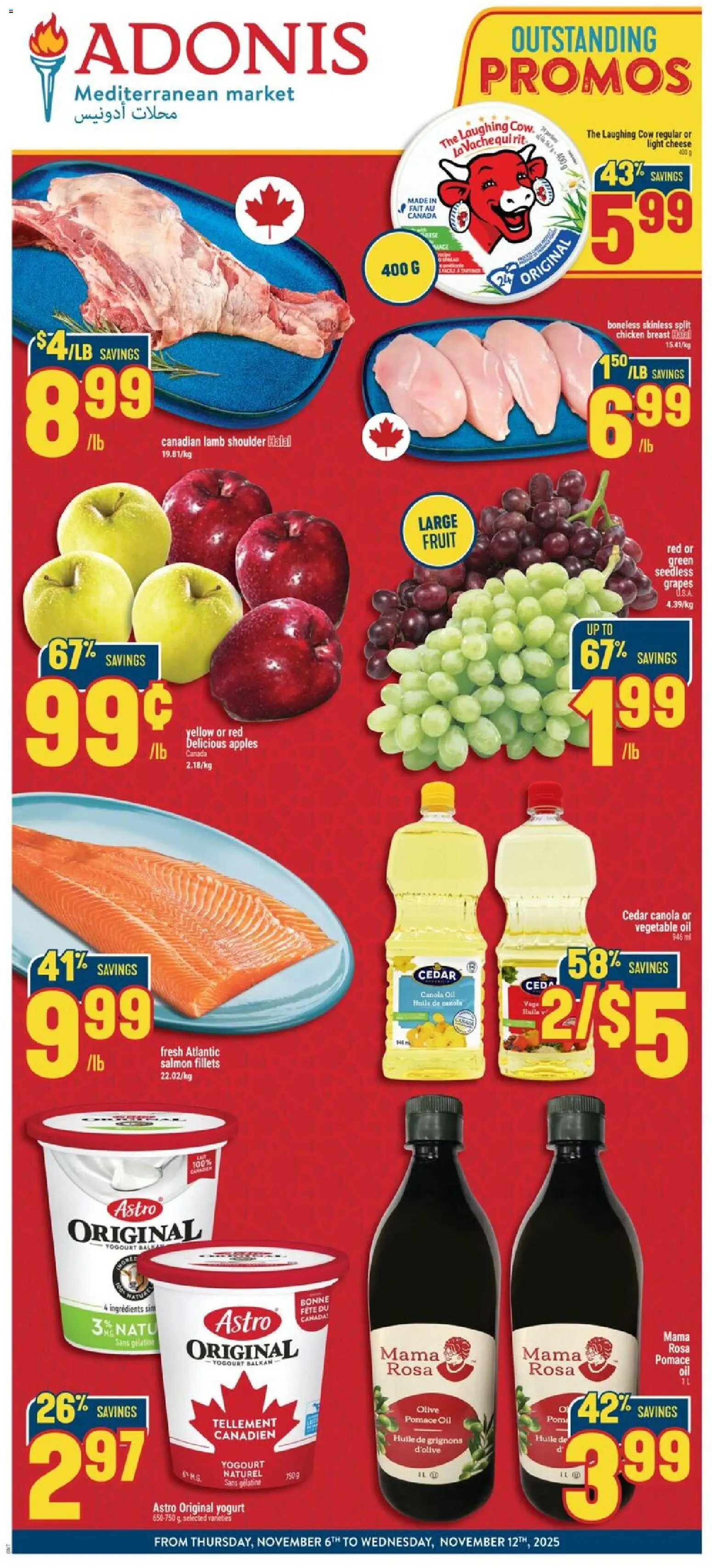 Preview of leaflet Weekly Flyer from shop Adonis is valid from Nov 06, 2025