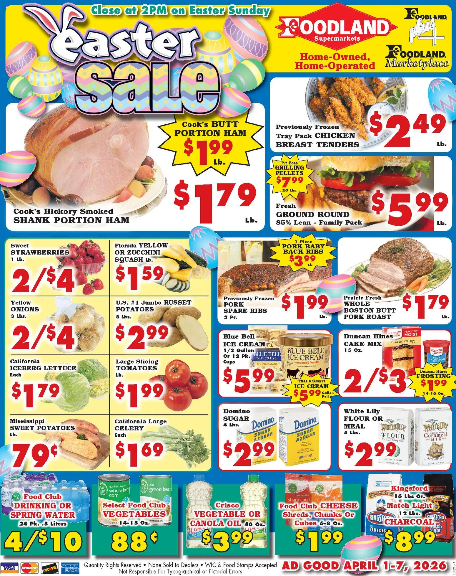 Ad Preview of Foodland Foodland Weekly Ad - Supermarkets from 04/01/2026