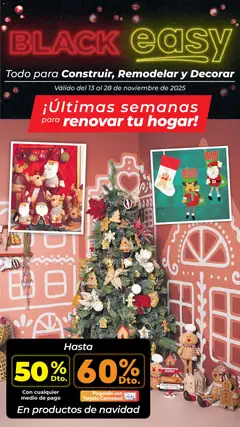  Vista previa del prospecto Black Friday del almacen Easy válida del 13/11/2025 al 28/11/2025