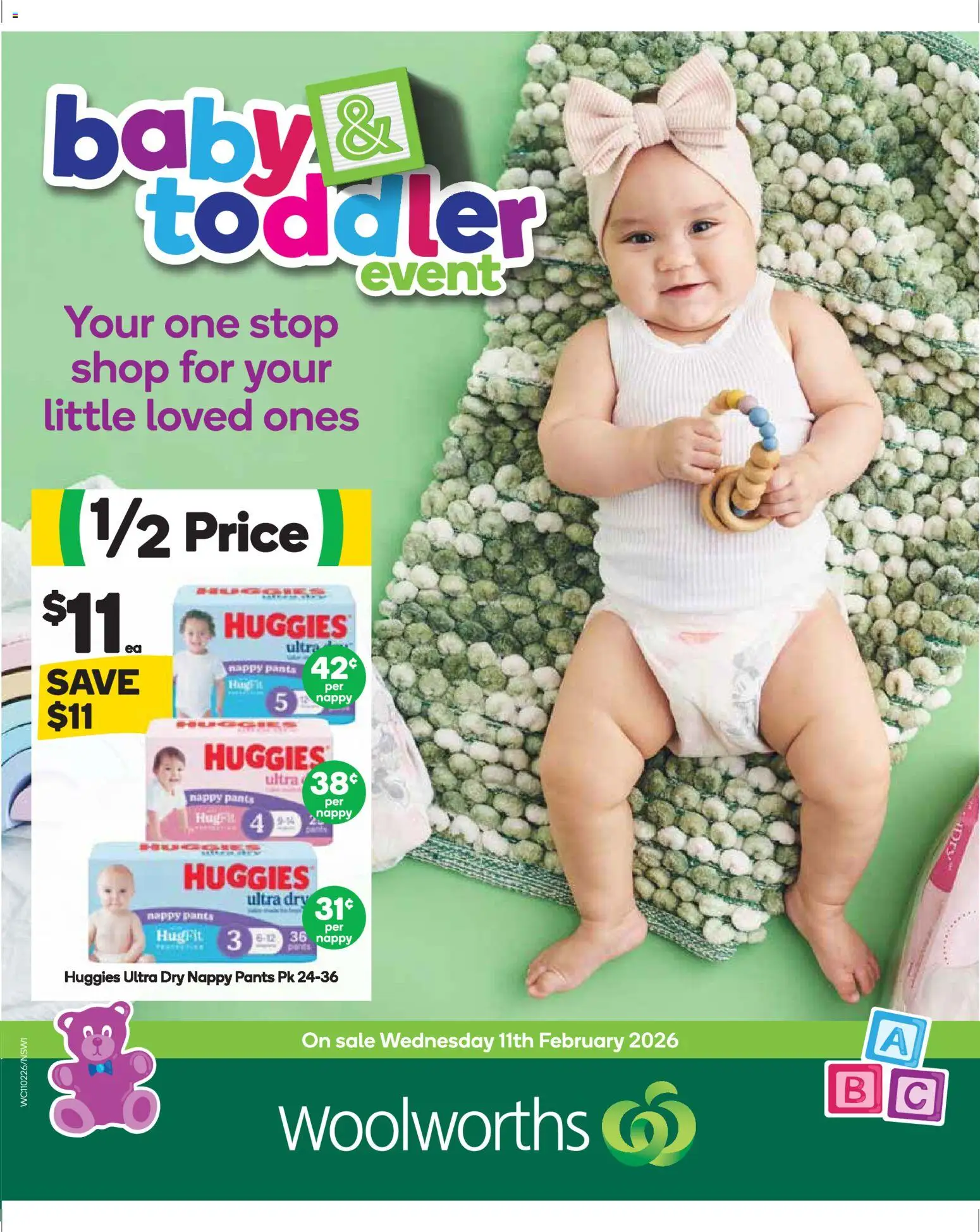 Preview of catalogue Baby & Toddler Catalogue from shop Woolworths valid 11/02/2026