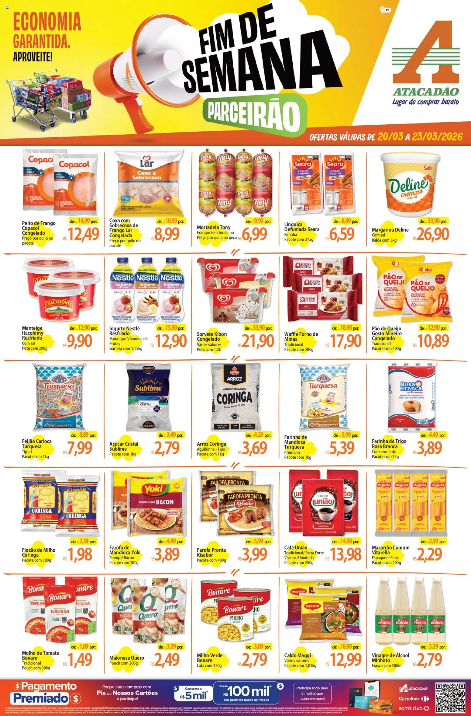 Pré-Visualização do folheto "Atacadão ofertas - PE" da loja Atacadão válido a partir de 20/03/2026