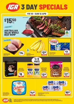Preview of catalogue IGA Weekend Specials WA from shop IGA valid 10/04/2026