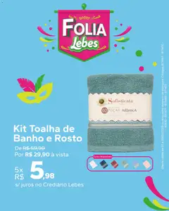 Pré-Visualização do folheto "Ofertas atuais" da loja Lebes válido a partir de 01/02/2026