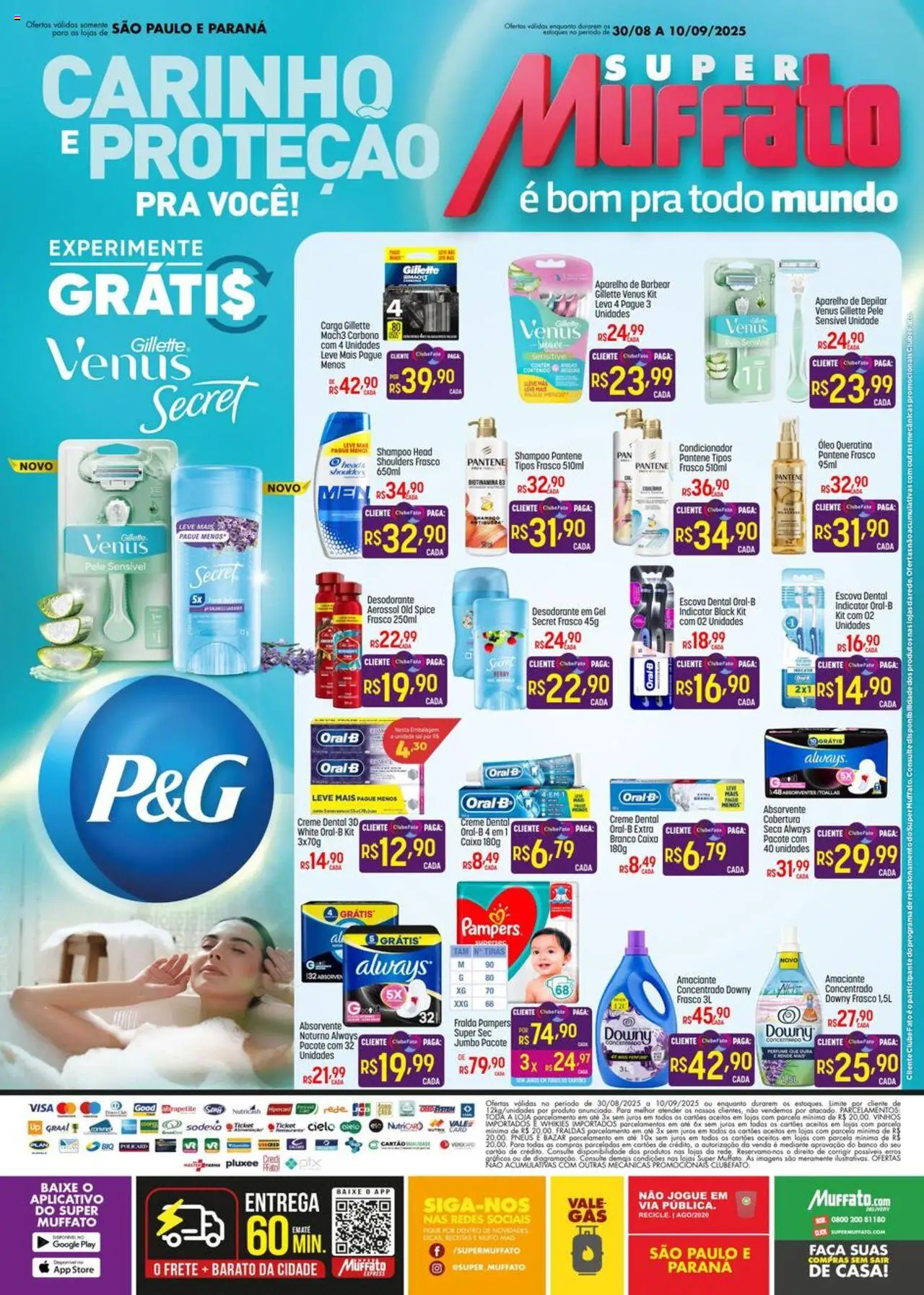 Super Muffato folheto "Carinho e Proteção" válido a partir de 30/08/2025 - número de página 1