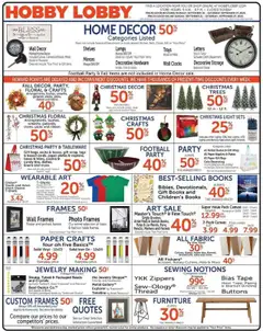 Ad Preview of Hobby Lobby Weekly Ad from 09/21/2025