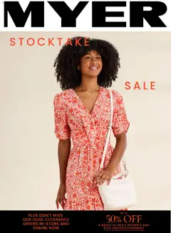 Preview of catalogue Stocktake Sale from shop Myer valid 05/01/2026