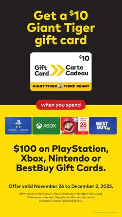 Preview of leaflet Black Friday from shop Giant Tiger is valid from Nov 26, 2025 | Page: 22