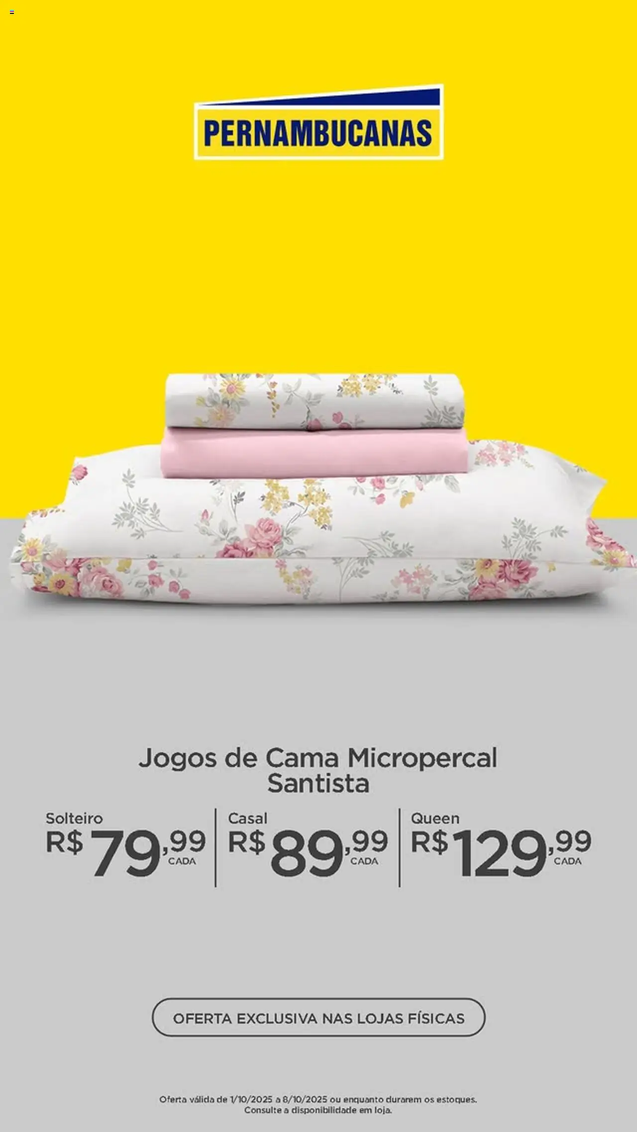 Pernambucanas folheto "Ofertas atuais" válido a partir de 02/10/2025 - número de página 1