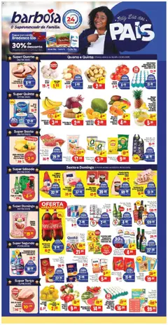 Pré-Visualização do folheto "Ofertas Lojas P" da loja Barbosa Supermercados válido a partir de 06/08/2025