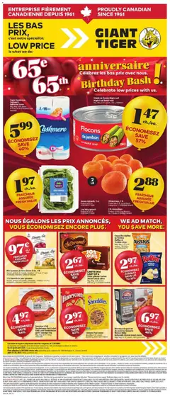 Preview of leaflet Giant Tiger Circulaire from shop Giant Tiger is valid from Apr 22, 2026