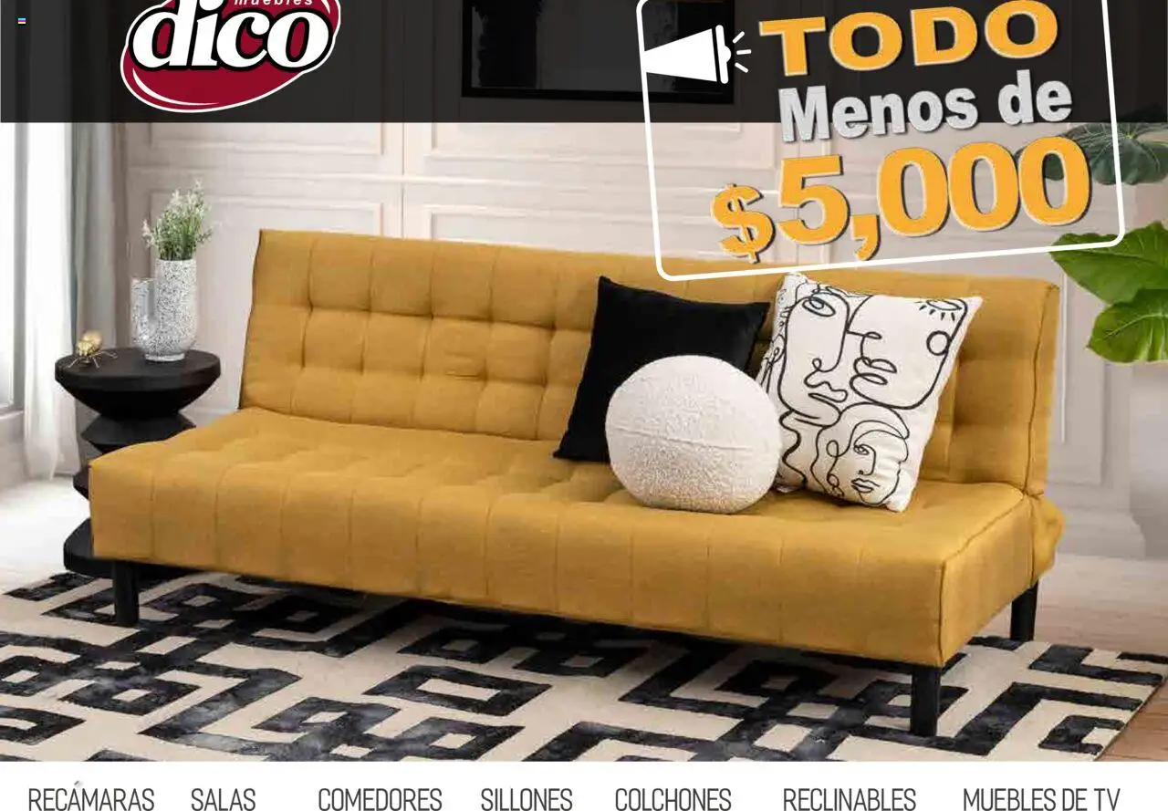 Catálogo Todo Menos Muebles Dico y sus promociones válidas desde el 12/02/2025 - Número de página 1