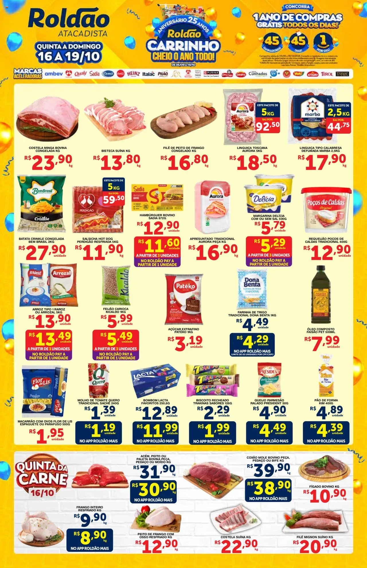 Roldão folheto "Ofertas Fim de Semana Arrasador" válido a partir de 16/10/2025 - número de página 1