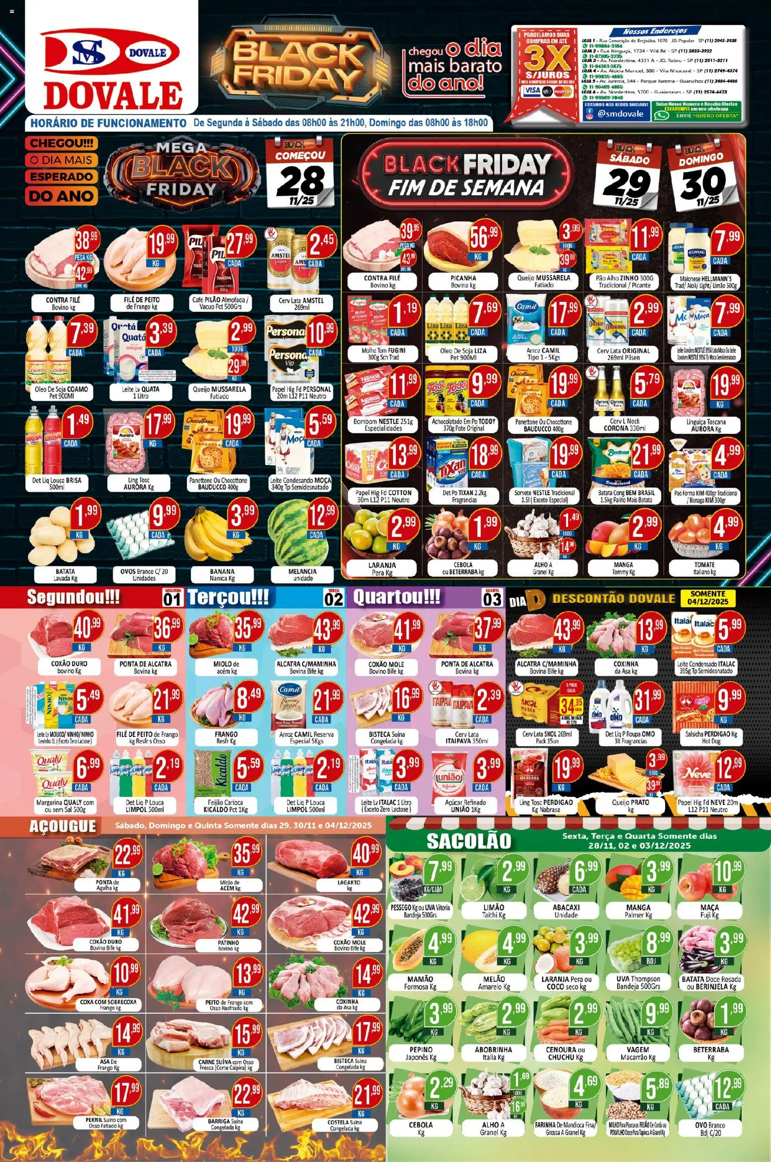 Pré-Visualização do folheto "Black Friday" da loja Dovale válido a partir de 28/11/2025