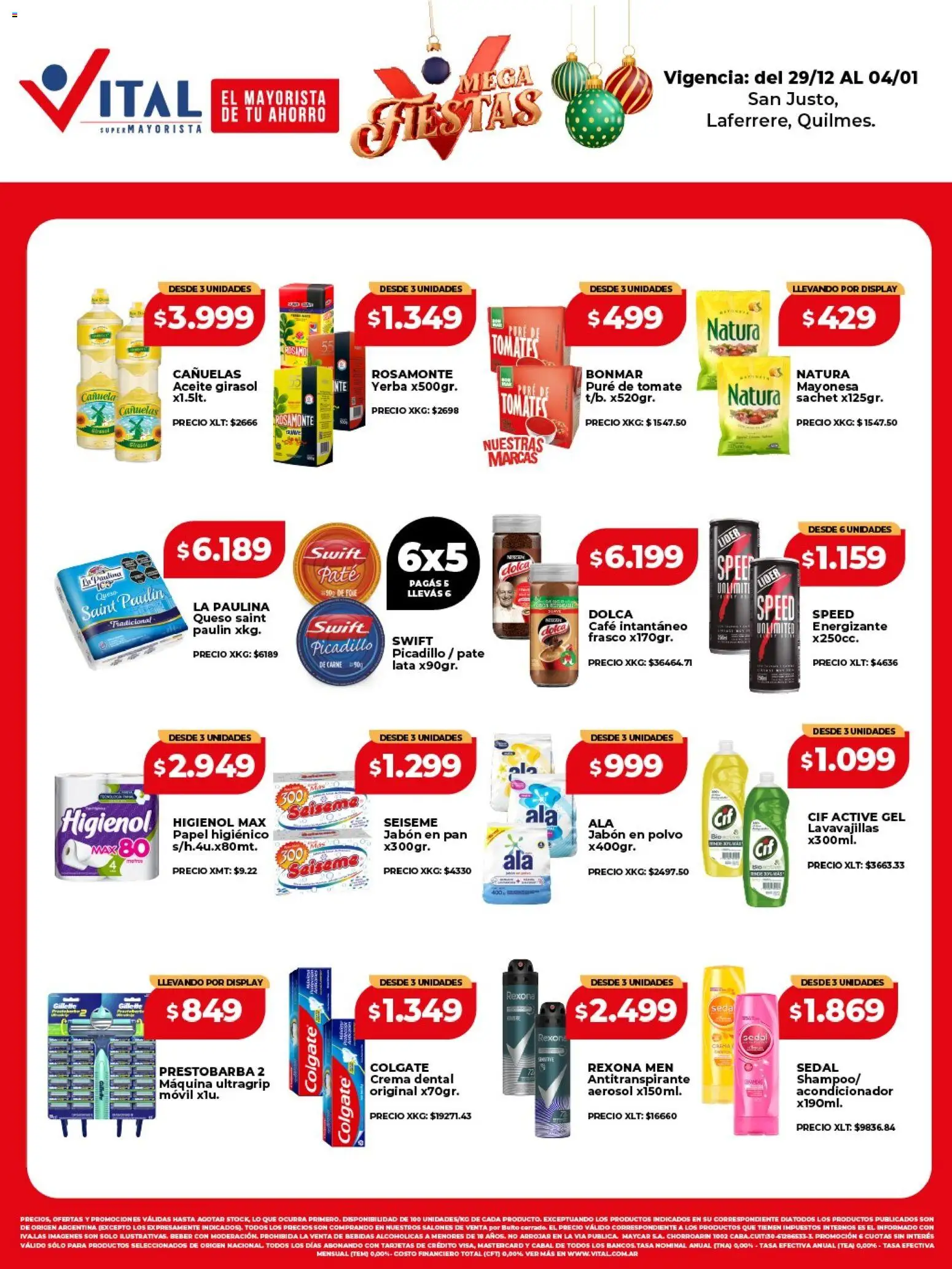 Vista previa del folleto de la tienda Vital válido desde el 29/12/2025 