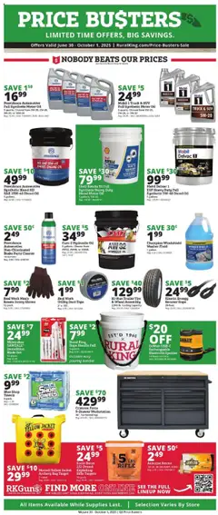 Ad Preview of Rural King Price Busters from 06/30/2025