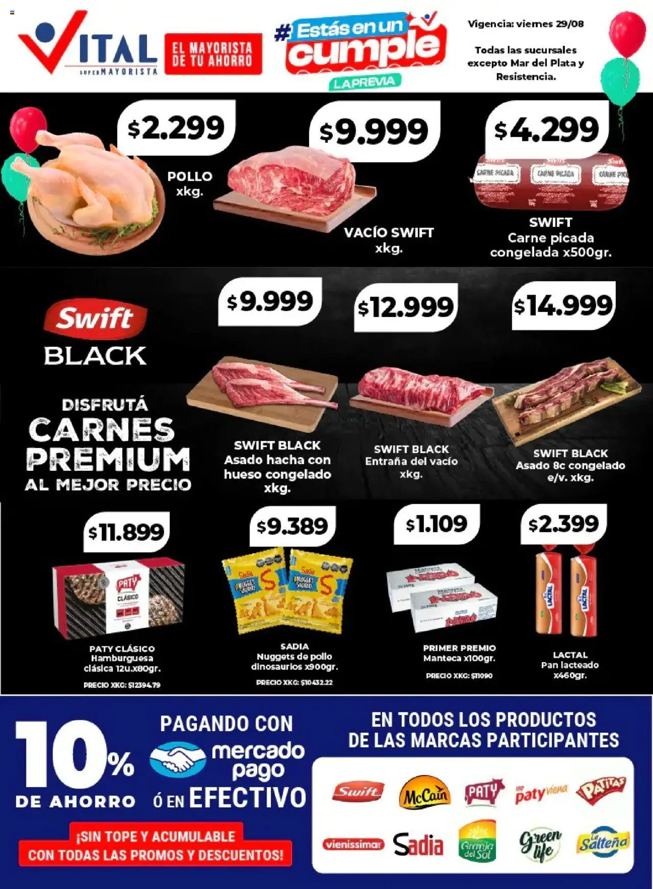 Vital Ofertas fin de semana del 29/08/2025 >> Catálogo