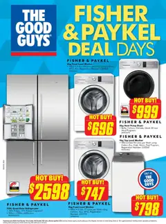 Preview of catalogue Fisher & Paykel Deal Days from shop The Good Guys valid 10/12/2025