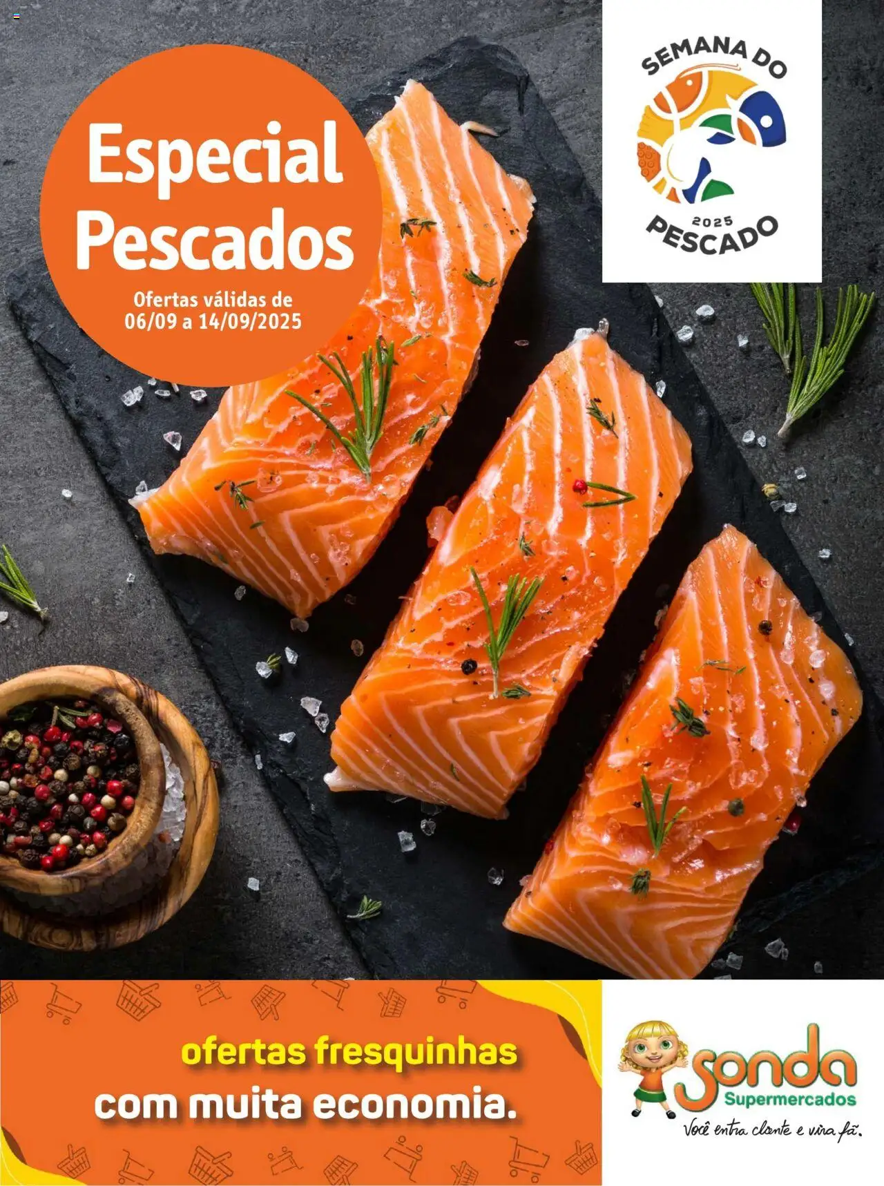 Sonda folheto "Ofertas Especial Pescados" válido a partir de 06/09/2025 - número de página 1