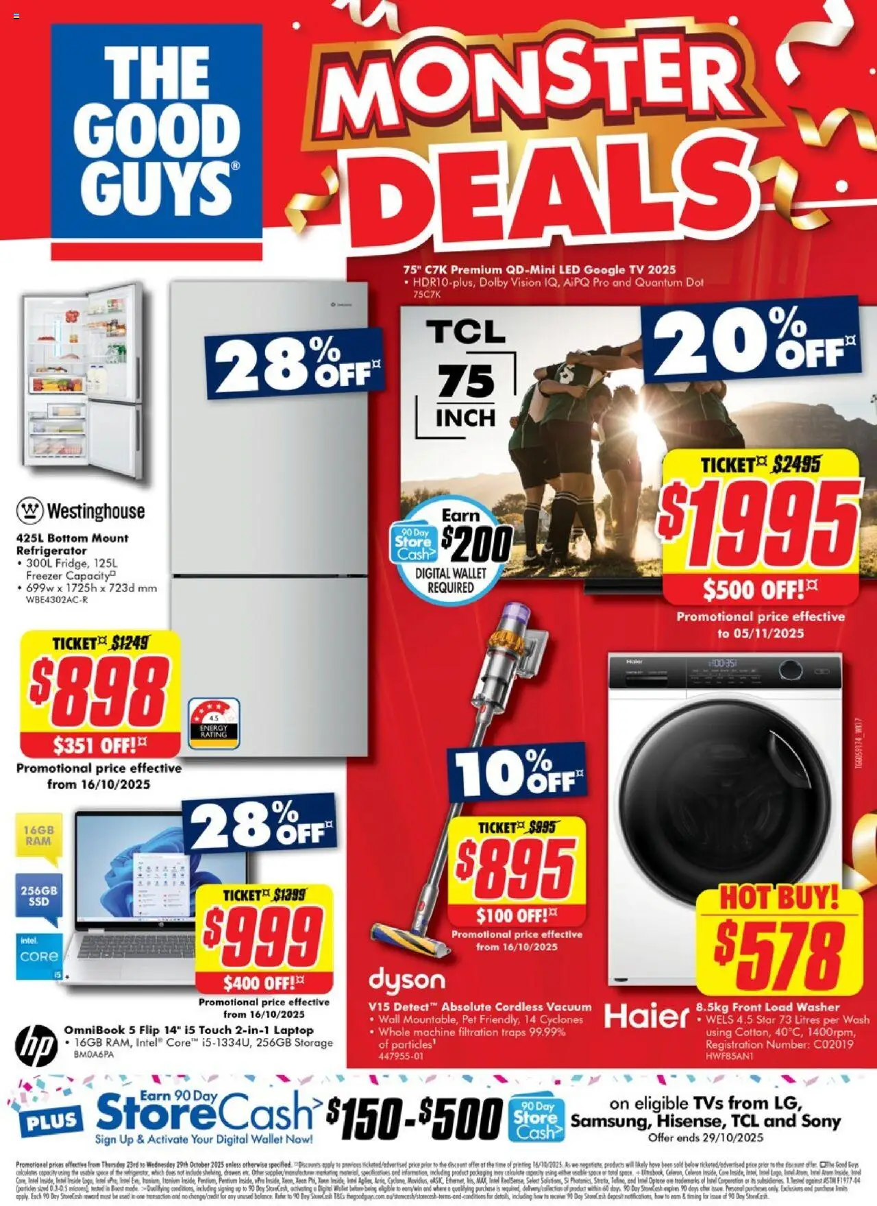 The Good Guys catalogue valid from 22/10/2025 - page 1