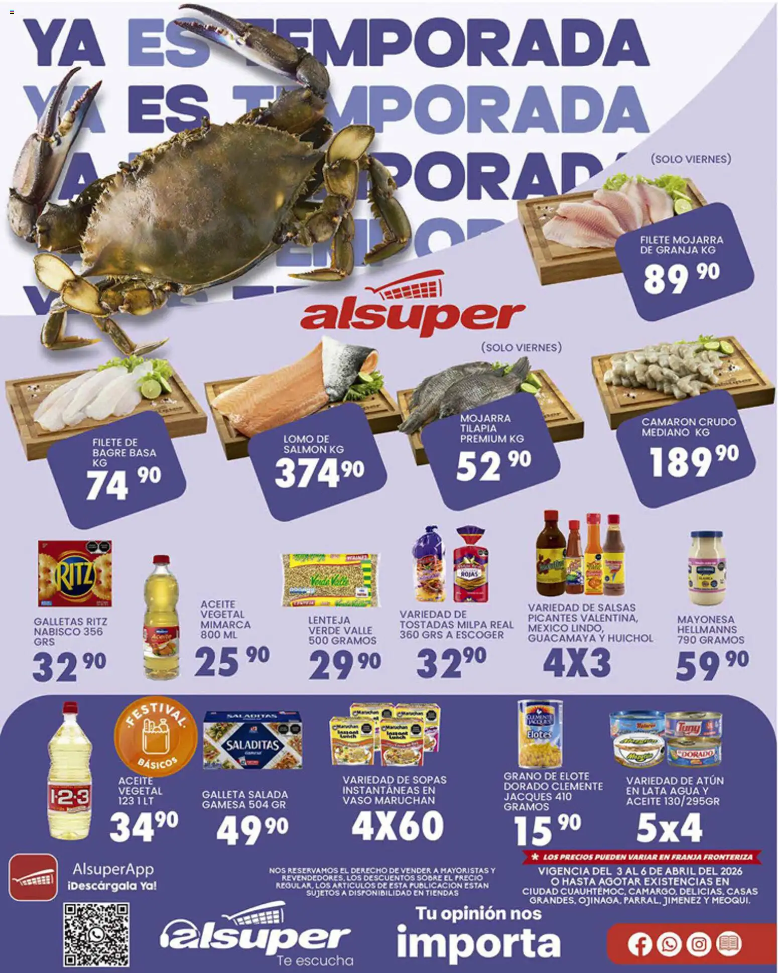 Vista previa las ofertas de la tienda Alsuper - Alsuper folleto desde el 03/04/2026 