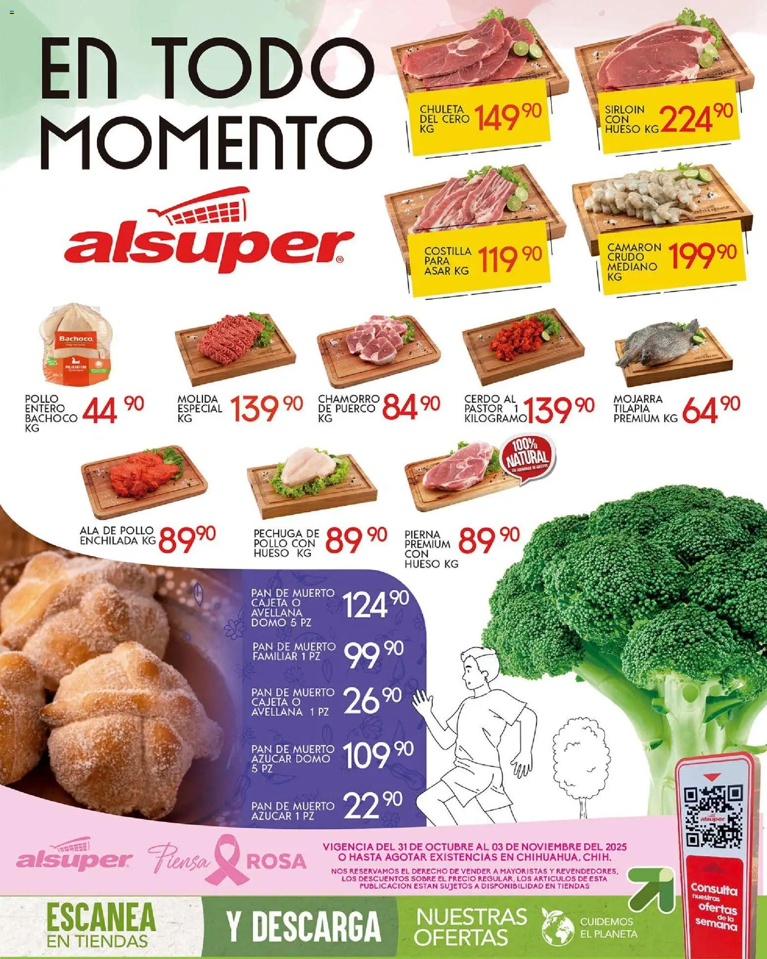 Vista previa las ofertas de la tienda Alsuper - Folleto desde el 31/10/2025 
