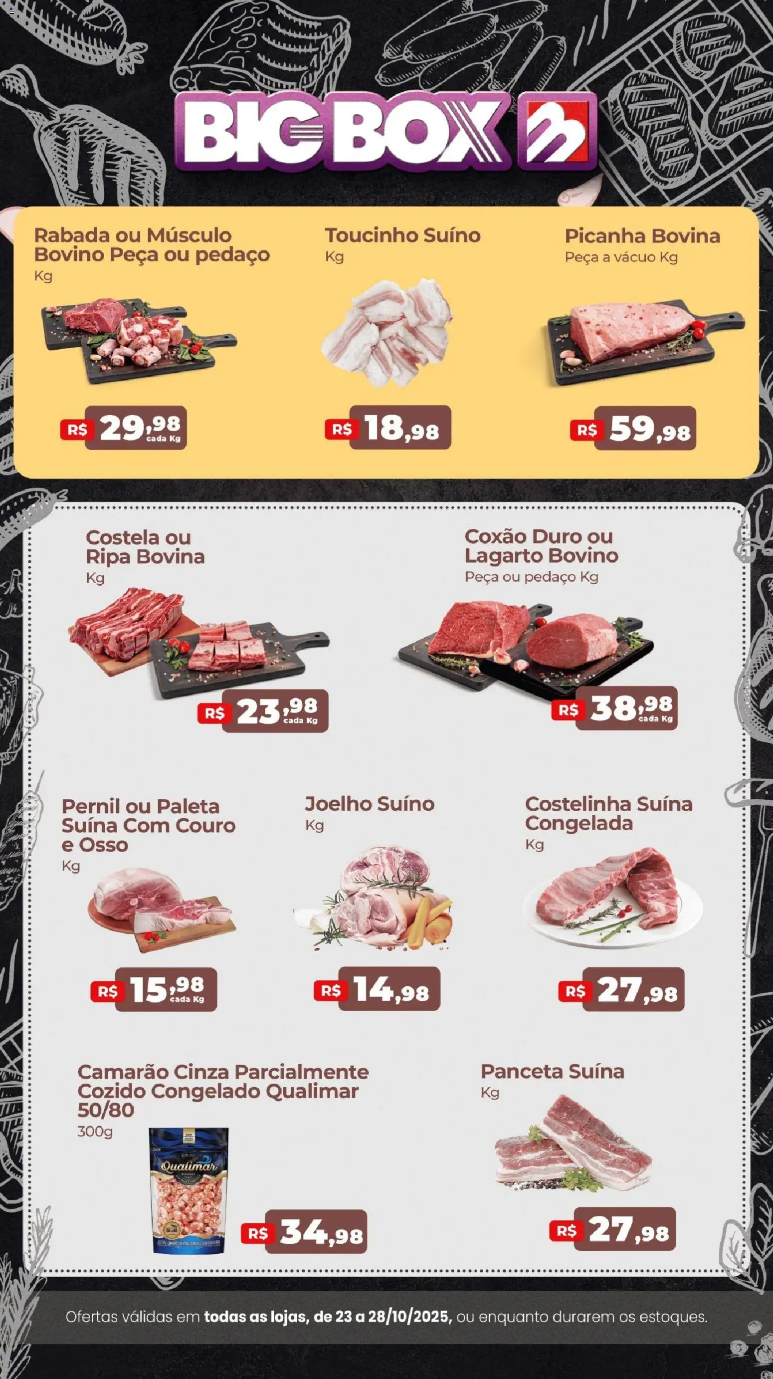 Big Box folheto "Ofertas do Açougue" válido a partir de 23/10/2025 - número de página 1