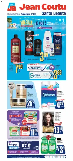 Un aperçu du dépliant Santé-Beauté du magasin Jean Coutu est valide à partir 16 oct. 2025