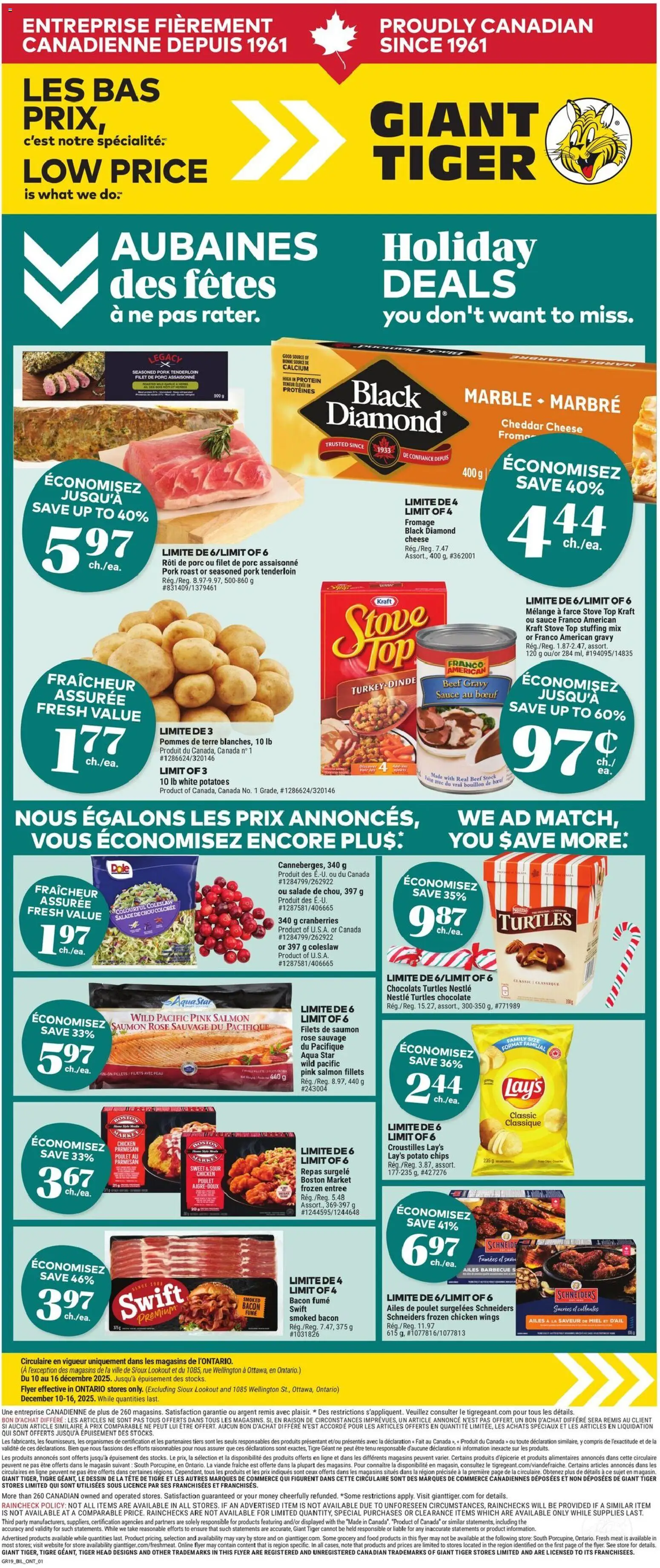 Preview of leaflet Circulaire from shop Giant Tiger is valid from Dec 10, 2025