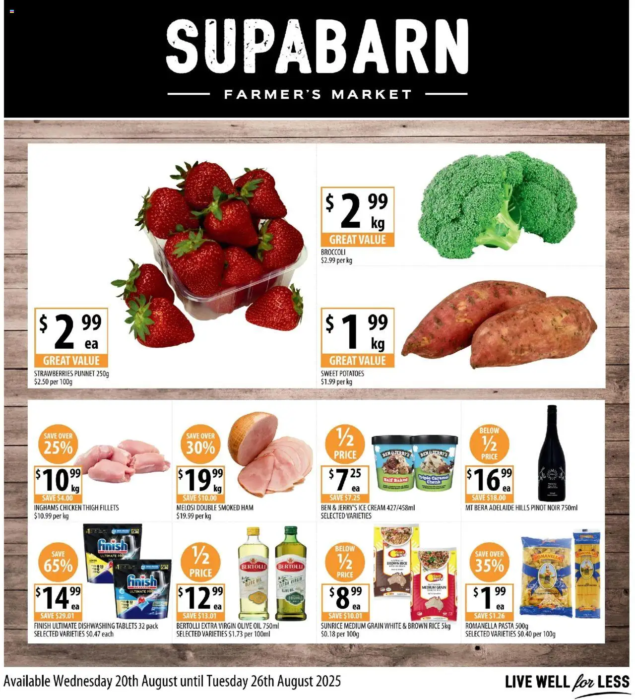 Supabarn catalogue valid from 20/08/2025 - page 1