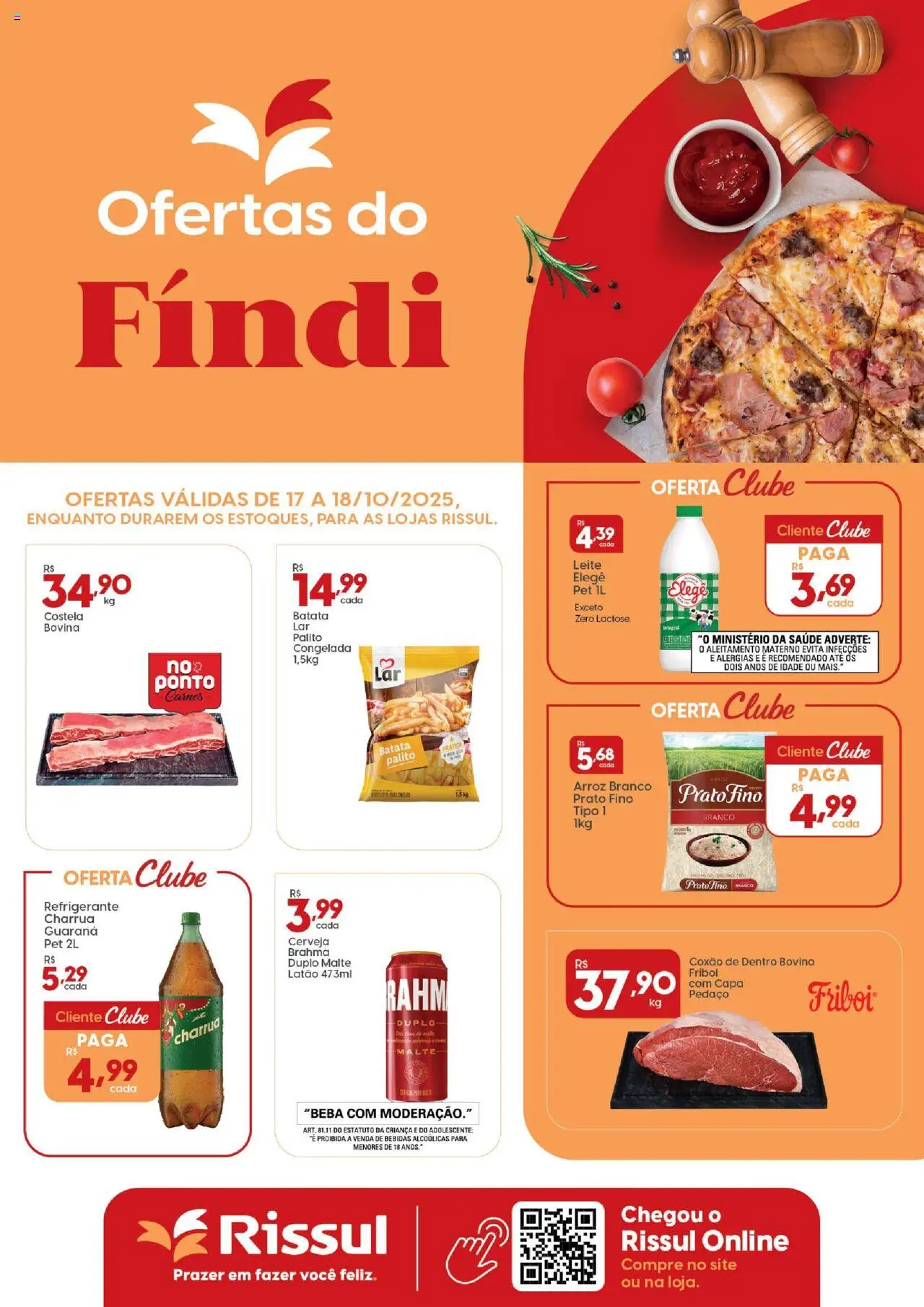 Rissul folheto "Ofertas do Fíndi " válido a partir de 17/10/2025 - número de página 1