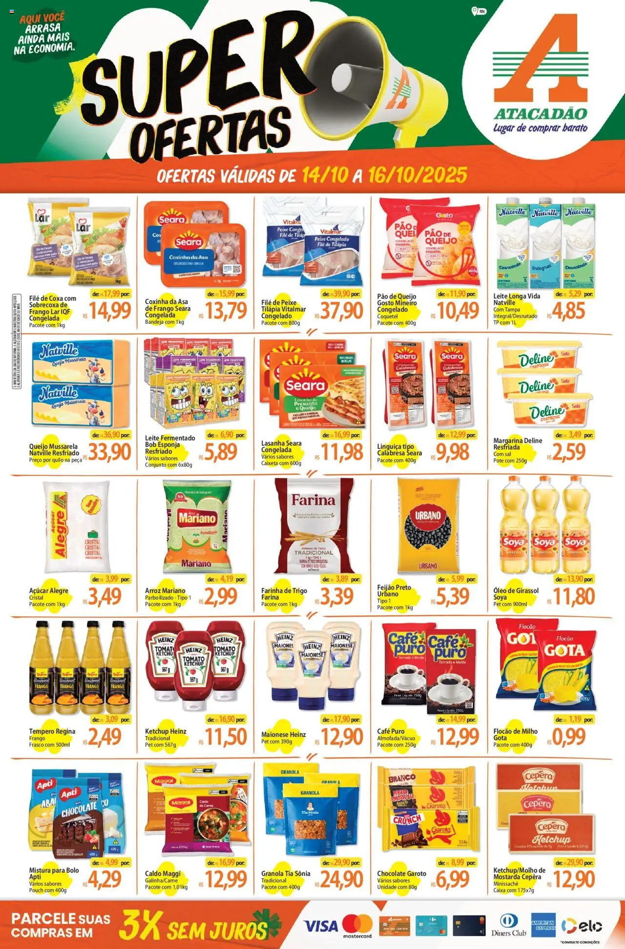 Atacadão folheto "Ofertas - RN" válido a partir de 14/10/2025 - número de página 1