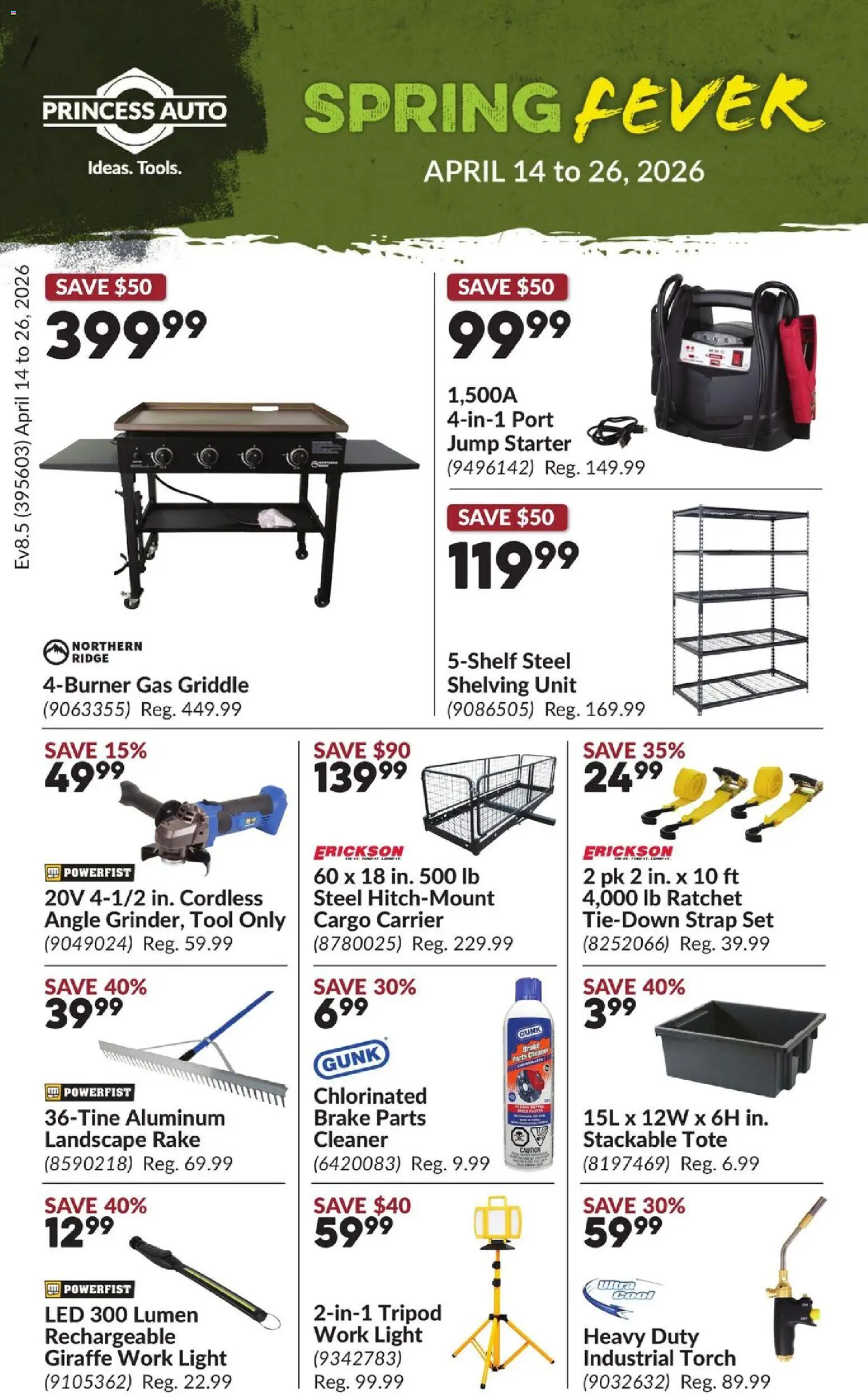 Preview of leaflet Princess Auto - Spring Fever from shop Princess Auto is valid from Apr 14, 2026