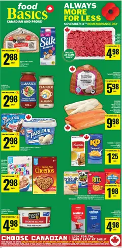 Preview of leaflet Ancaster from shop Food Basics is valid from Nov 06, 2025