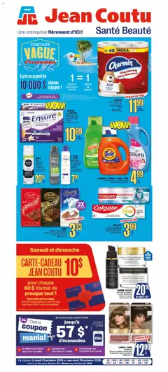Preview of leaflet Santé-Beauté from shop Jean Coutu is valid from Oct 23, 2025