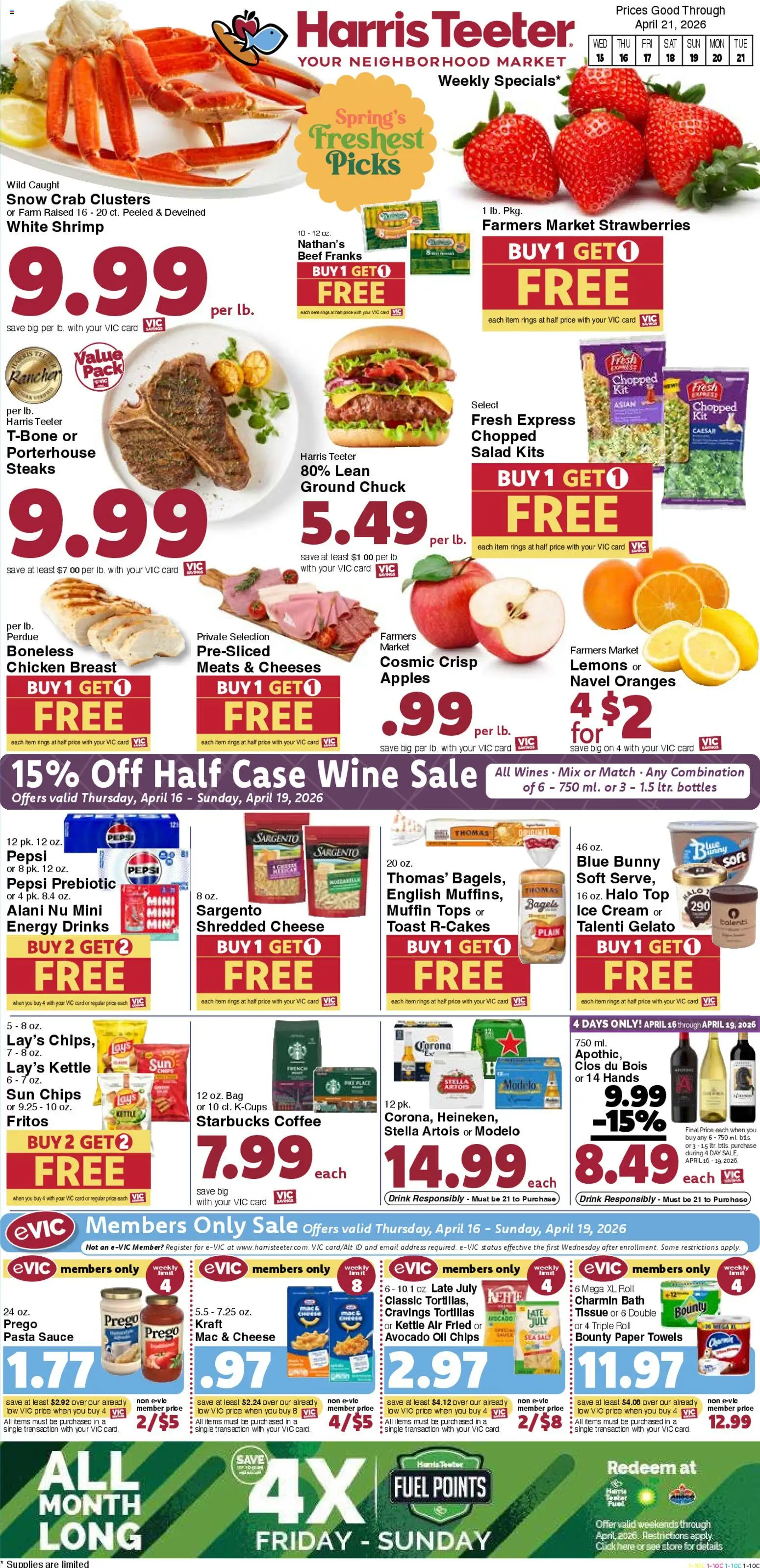 Ad Preview of Harris Teeter Harris Teeter Weekly Ad from 04/15/2026