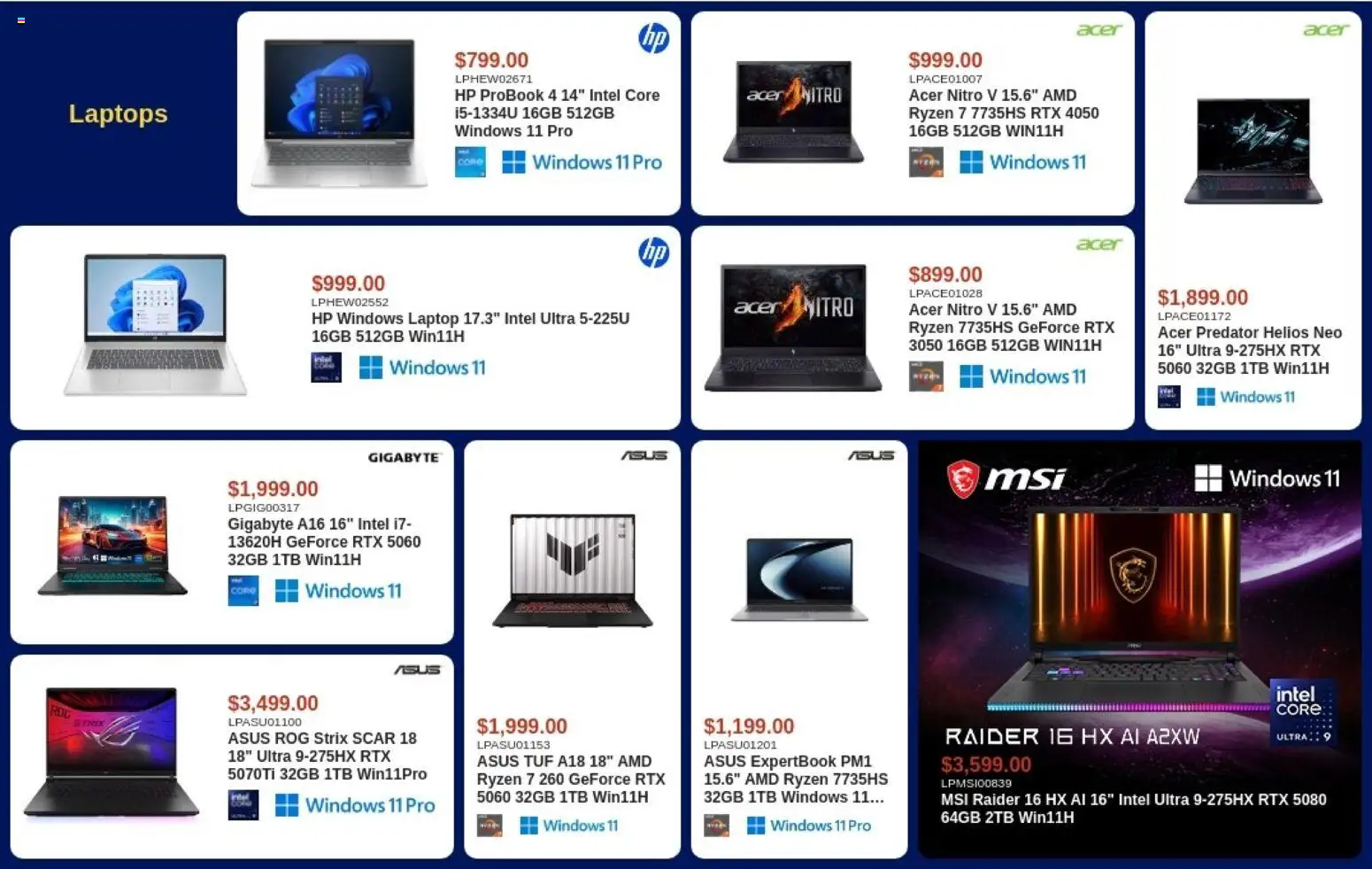 Preview of leaflet Weekly flyer from shop Canada Computers is valid from Jan 23, 2026