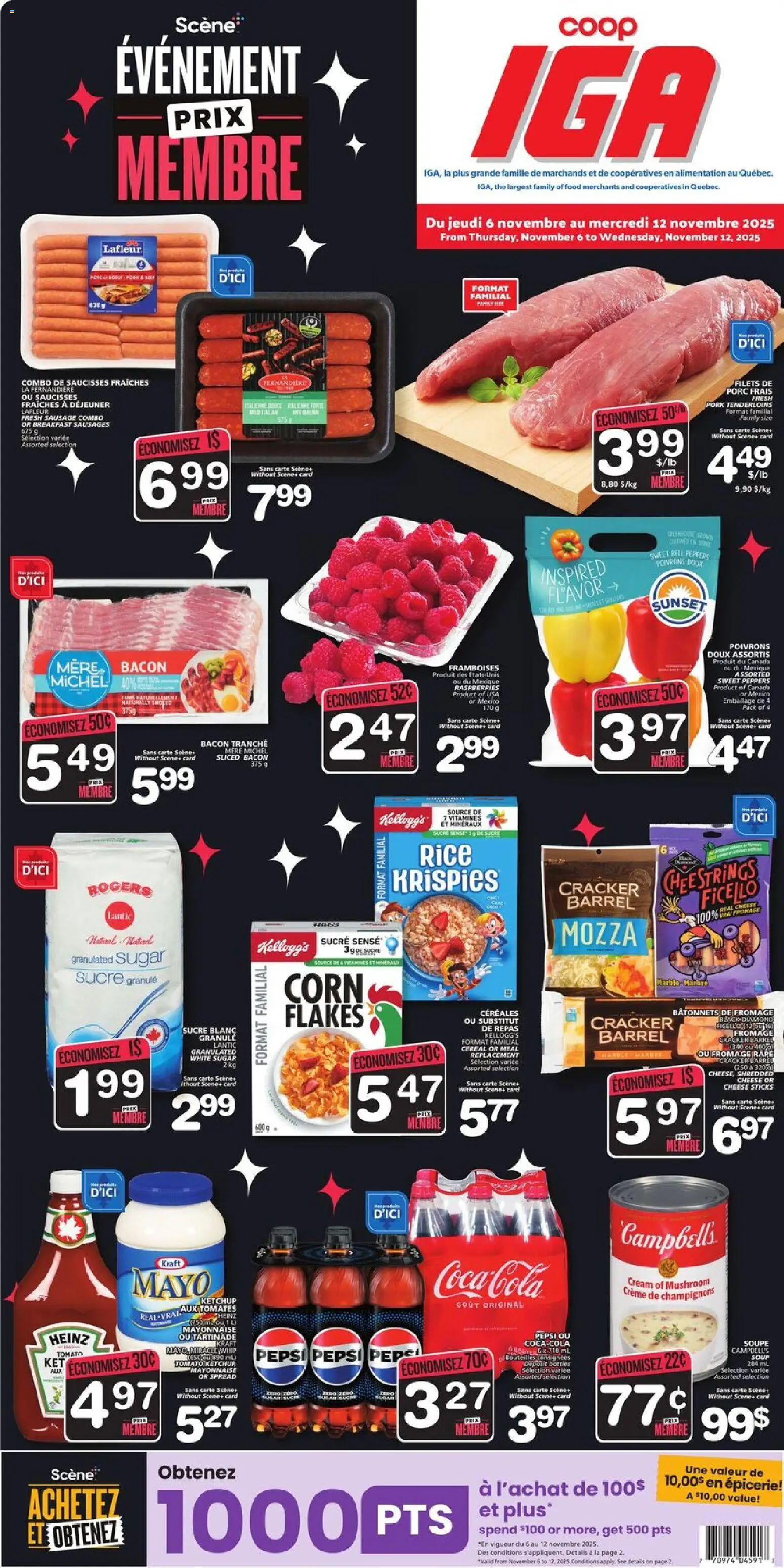Preview of leaflet Îles de la Madeleine from shop IGA is valid from Nov 06, 2025