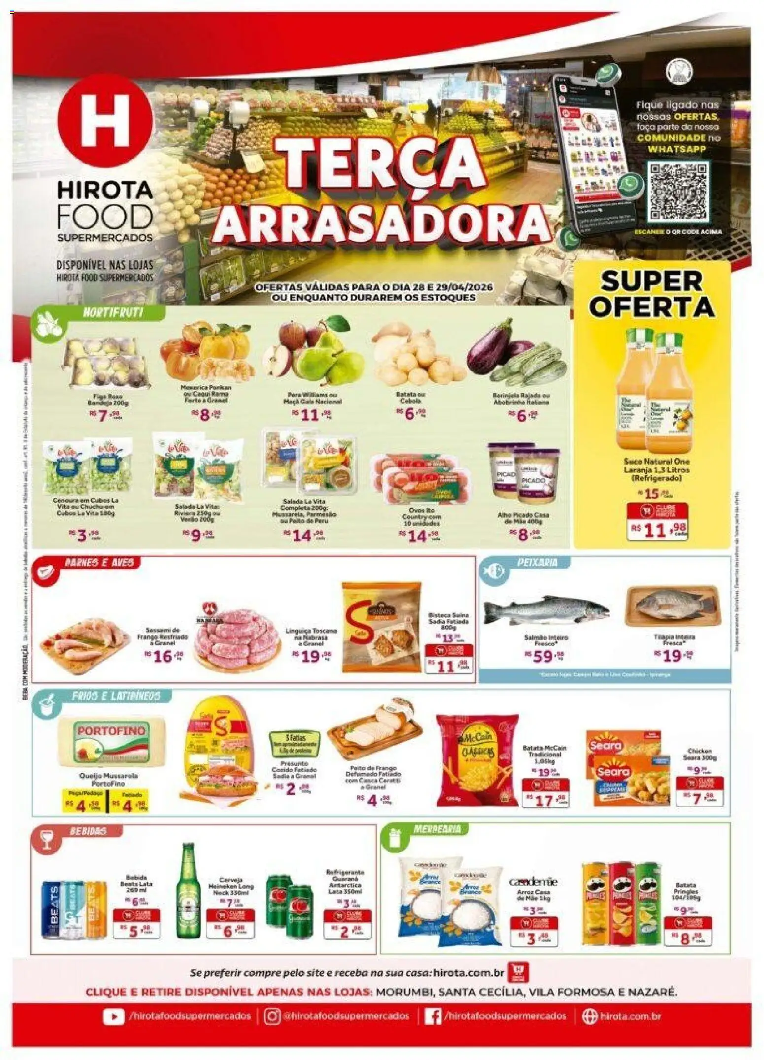 Pré-Visualização do folheto "Hirota Food ofertas Terça Arrasadora" da loja Hirota Food válido a partir de 28/04/2026