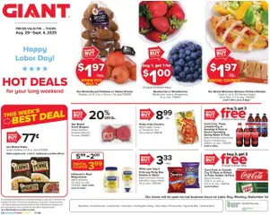 Ad Preview of Giant Weekly Ad from 08/29/2025