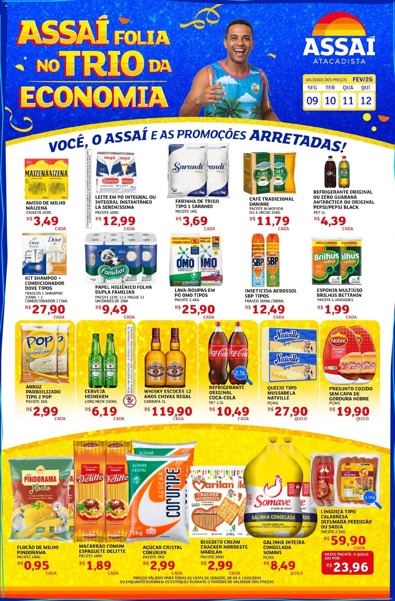 Pré-Visualização do folheto "Encarte - SE" da loja Assaí Atacadista válido a partir de 09/02/2026