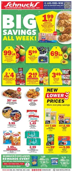 Ad Preview of Schnucks Weekly Print Ad - IN from 12/03/2025