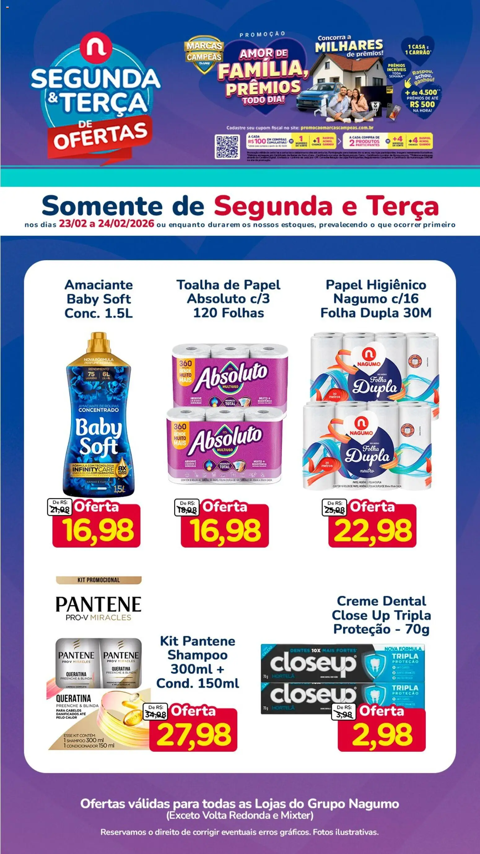 Pré-Visualização do folheto "Ofertas da semana" da loja Nagumo válido a partir de 23/02/2026