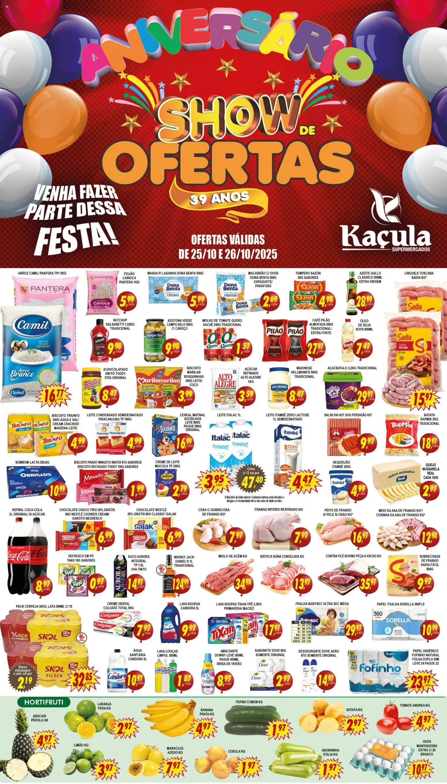 Kaçula folheto "Folheto" válido a partir de 25/10/2025 - número de página 1