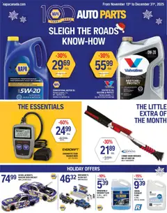 Preview of leaflet Weekly Flyer from shop NAPA Auto Parts is valid from Nov 13, 2025