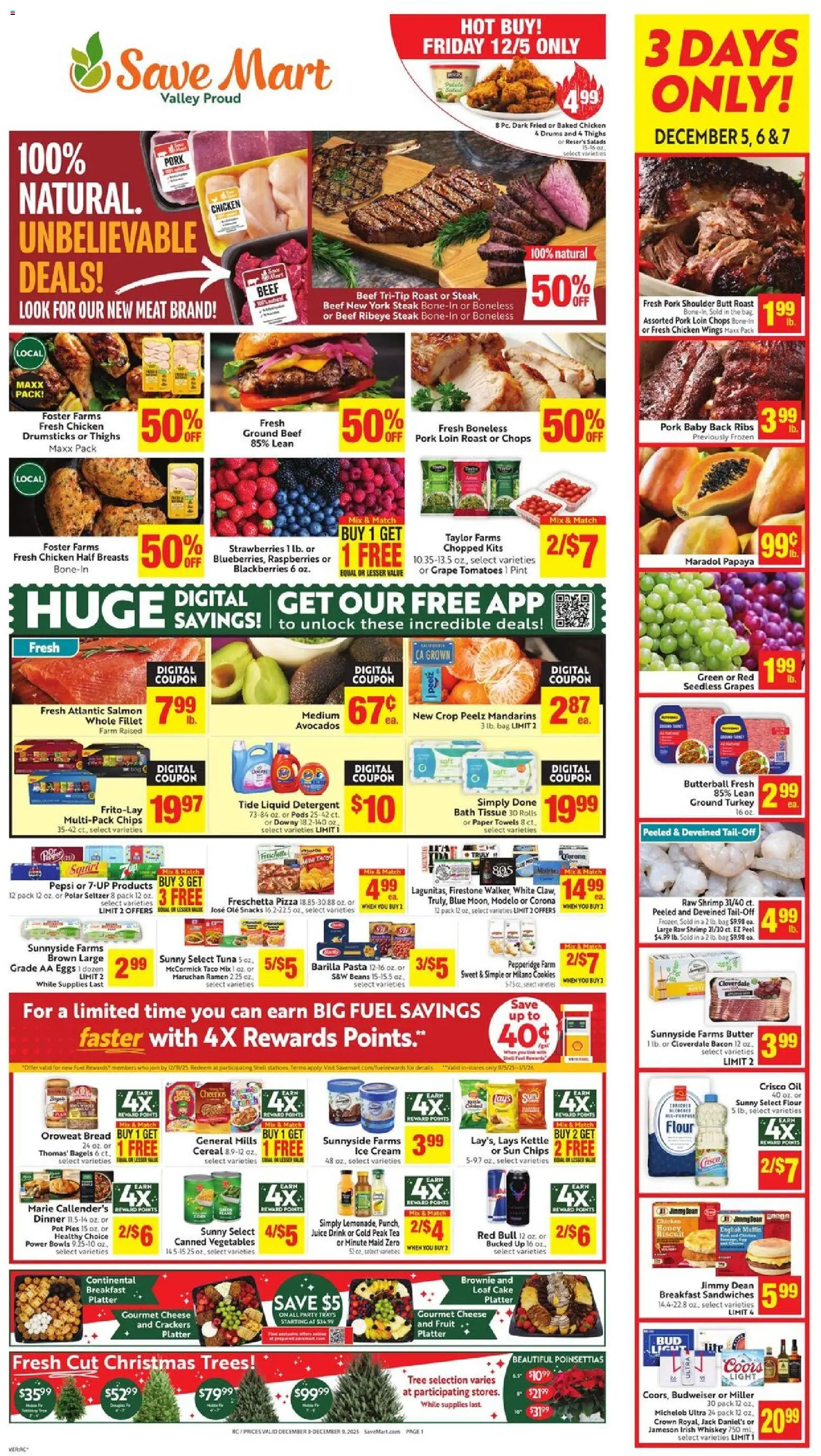 Ad Preview of Save Mart Weekly Ad from 12/03/2025
