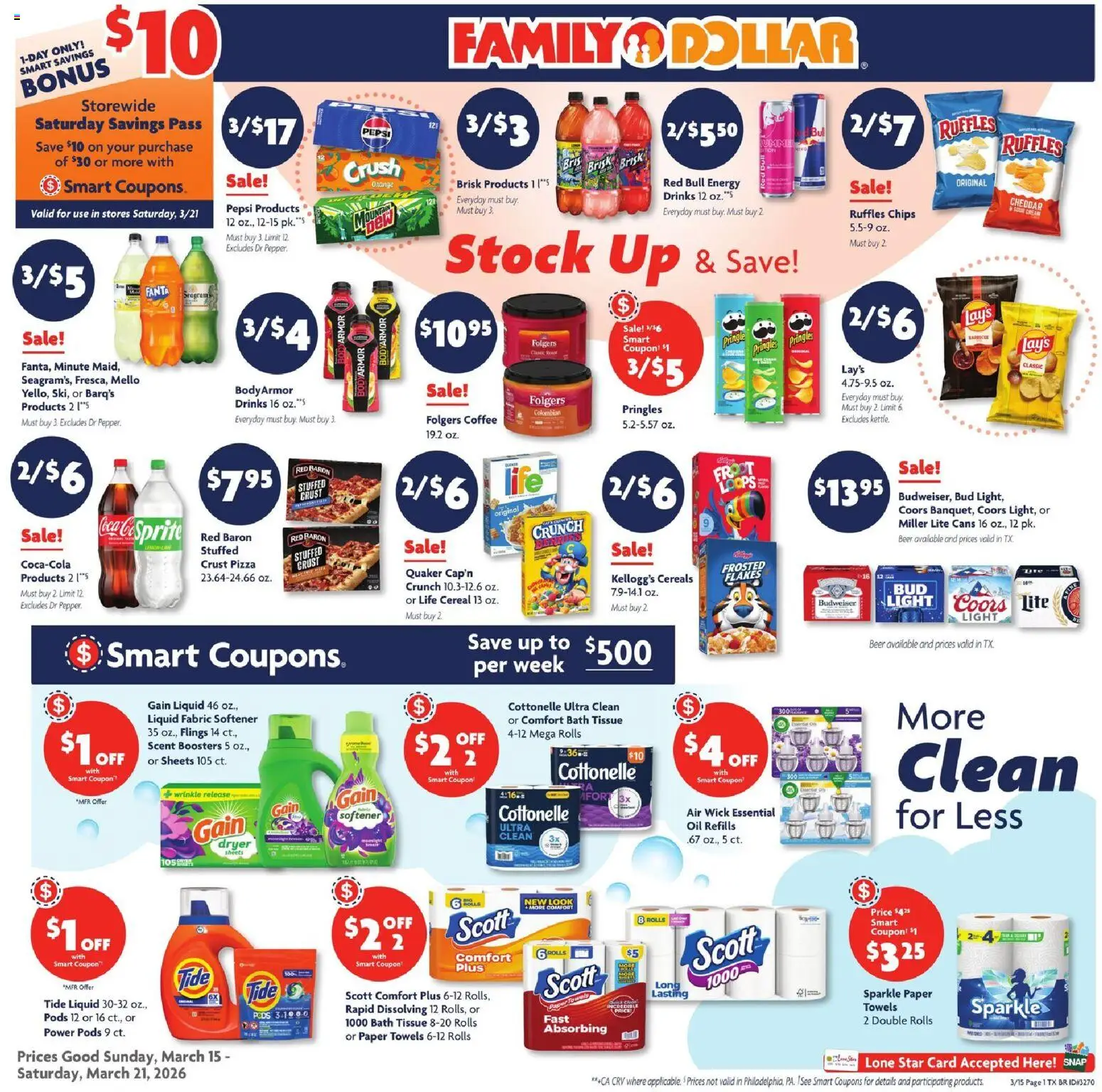 Ad Preview of Family Dollar Family Dollar Weekly Ad from 03/15/2026