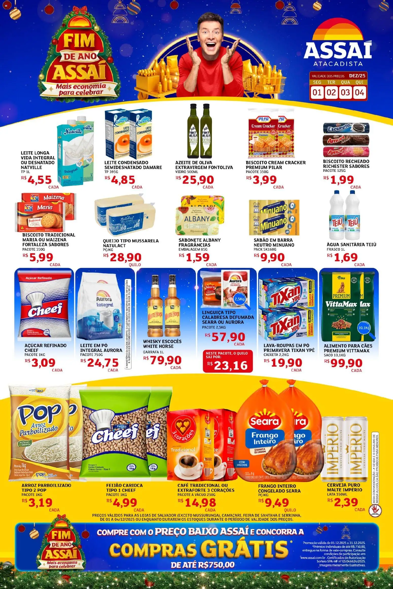 Pré-Visualização do folheto "Encarte - BA" da loja Assaí Atacadista válido a partir de 01/12/2025