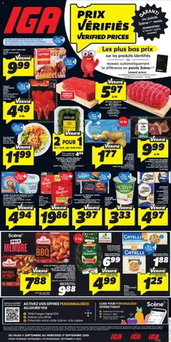 Preview of leaflet Quebec from shop IGA is valid from Sep 11, 2025