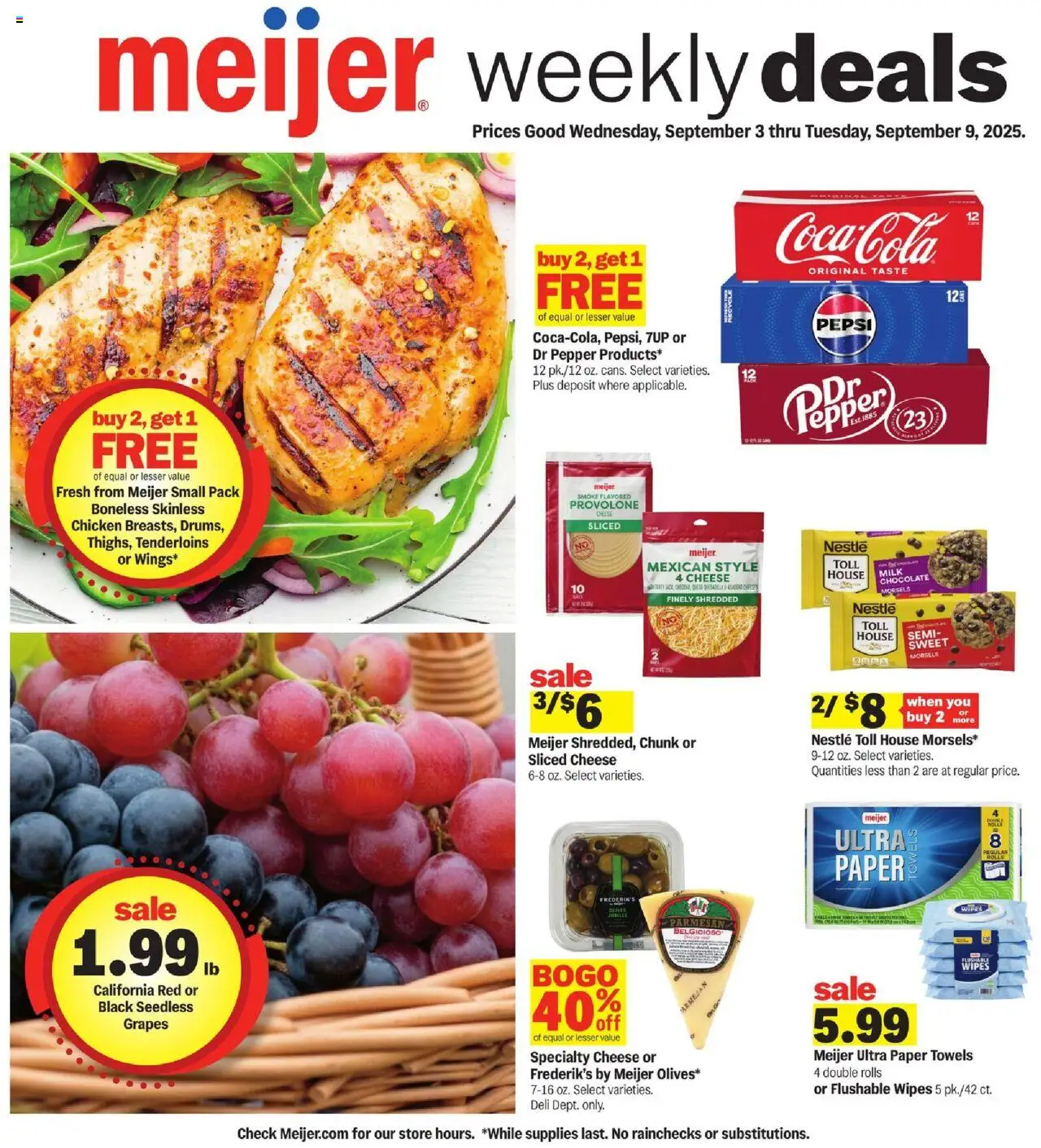 MEIJER AD from 09/03/2025 - Weekly Ad - PREVIEW - Page number 1
