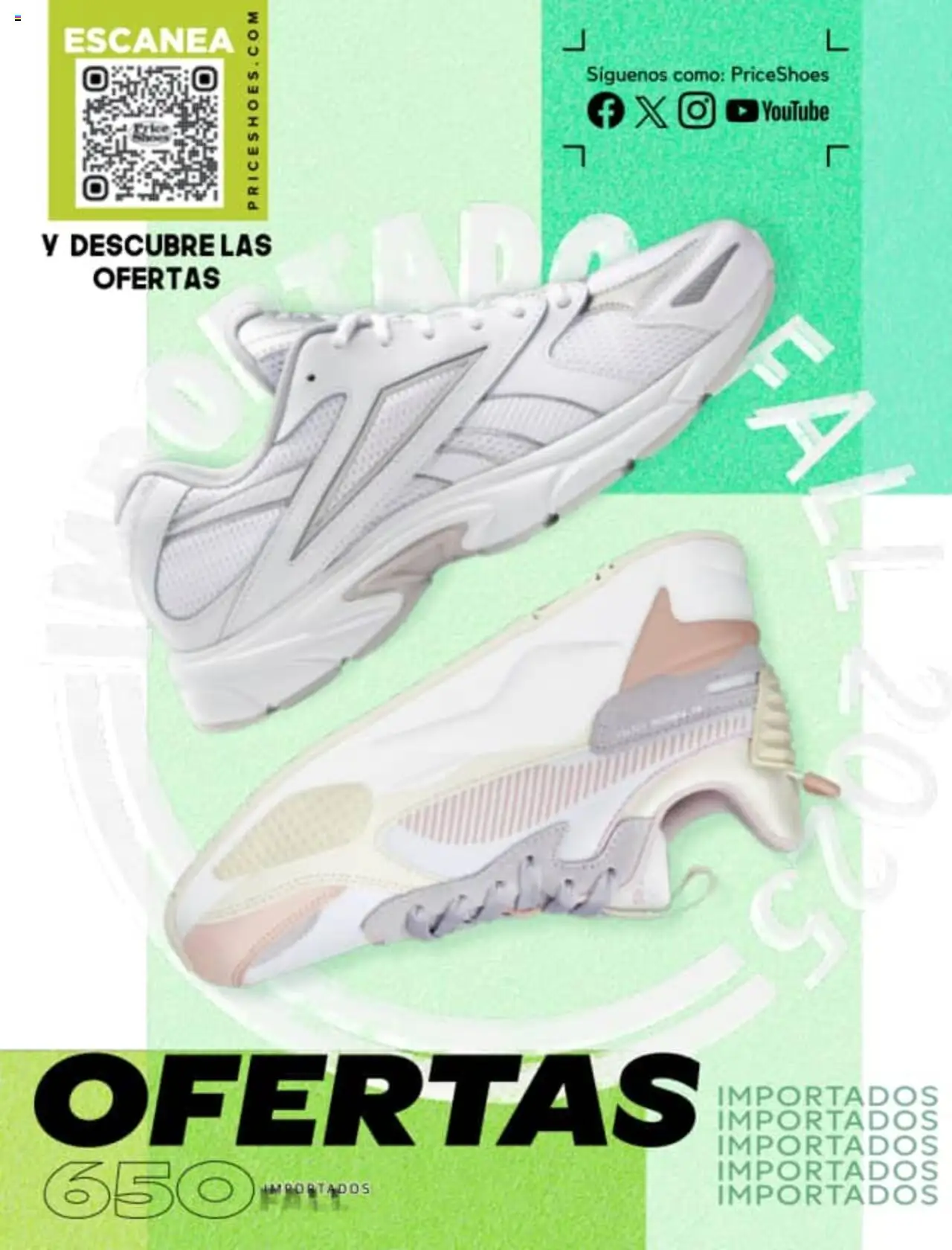 Catálogo Fall Importados Ofertas Price Shoes y sus promociones válidas desde el 18/08/2025 - Número de página 1